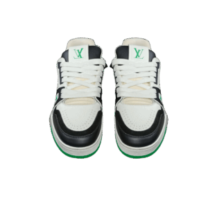 Alternative view of Louis Vuitton LV Trainer-Verde/Negro/Blanco