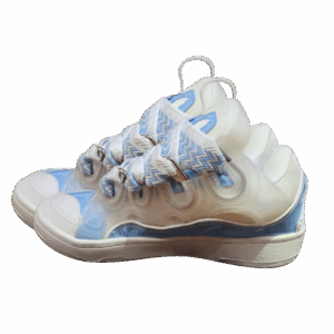 Lanvin Curb Azul y Blanco